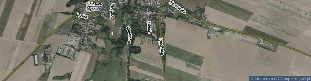 Zdjęcie satelitarne Kudelki Wilhelma, ks. ul.